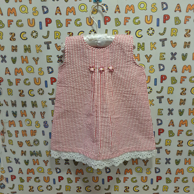 Crape cotton frock