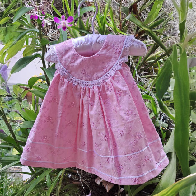 Pink hakoba dress